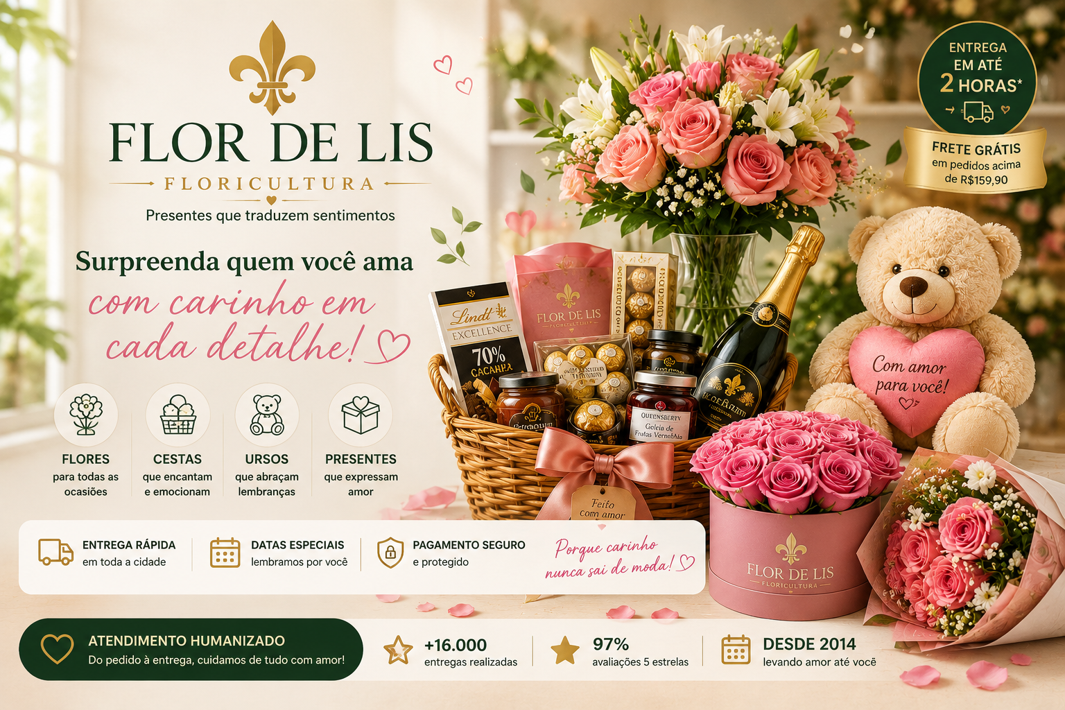 Flores e presentes Flor de Lis